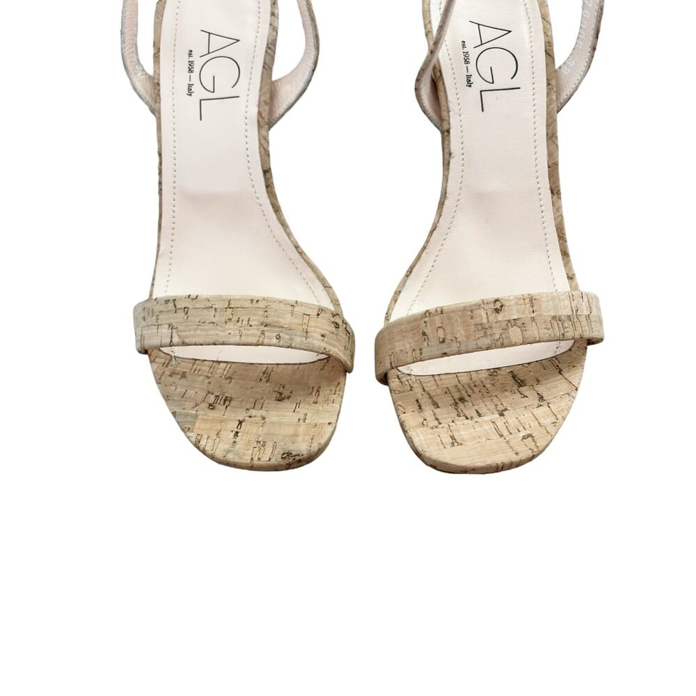 AGL Demo Ankle Strap Wedge Sandal 8.5 NEW - Picture 4 of 7